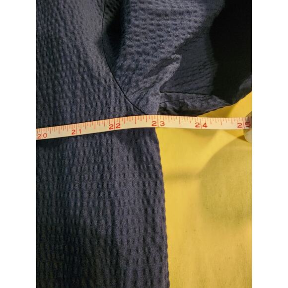 Zara Poplin Blazer Navy Size‎ M - Picture 4 of 5